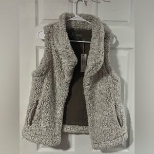 Natural Reflections Brown Sherpa Vest